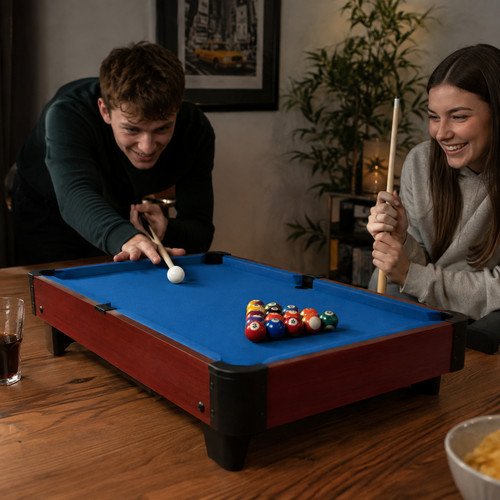 Mini pool table set with - pool,