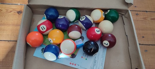 Set pool balls - of,