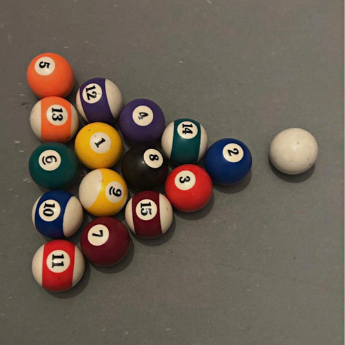 Table top pool - table, with