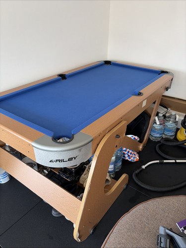Pool table with balls cues - pool,