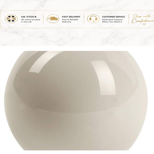 Inch white cue ball for - 1-7/8,