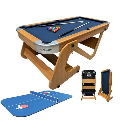 6ft folding pool table - 6",